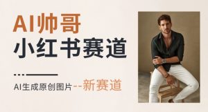 AI一键生成帅哥,新思路新赛道,涨粉迅速,轻松月入过万-快赚