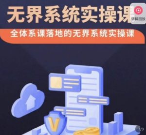 老衲·无界系统实操课,全体系落地无界改版后选择、出价、高投产做付费引流-快赚