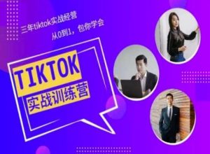 Tiktok美区实战经验课程分享，三年tiktok实战经营，从0到1包你学会-快赚