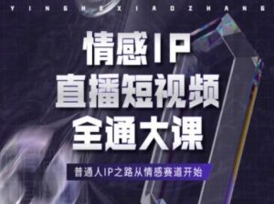 情感IP直播短视频全通大课,普通人IP之路从情感赛道开始-快赚