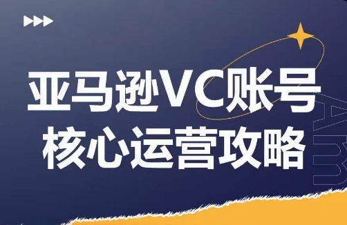 亚马逊VC账号核心玩法解析，实战经验拆解产品模块运营技巧，提升店铺GMV，有效提升运营利润-快赚