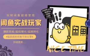 从0到1系统玩转闲鱼变现,教你核心选品思维,提升产品曝光及转化率-快赚