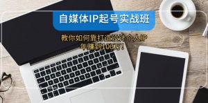 自媒体IP-起号实战班:教你如何靠打造设计个人IP,年赚到100万!-快赚