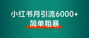小红书月引流6000+，简单粗暴！从博主玩法迭代矩阵玩法2.0版，经验分享-快赚