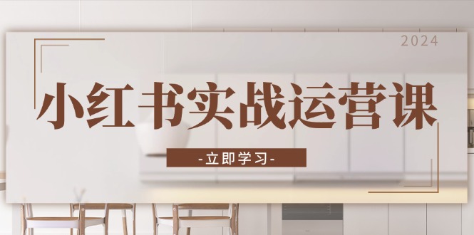 小红书实战运营课:从开通店铺到直播话术,打造爆款笔记与高效直播-快赚