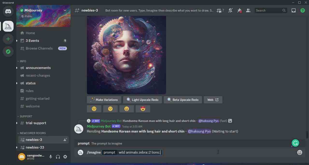 Midjourney AI人工智能艺术图片从入门到高级创作教程-33节课-中英字幕-快赚
