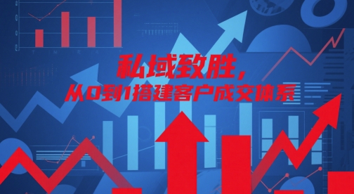 私域致胜，从0到1搭建客户成交体系-快赚