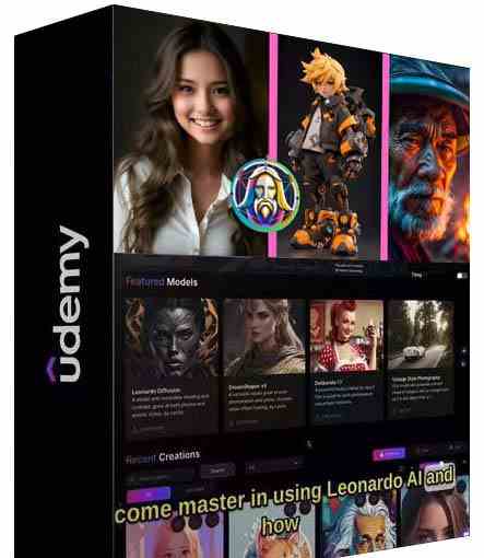 图片[2]-比Midjourney更好的Leonardo AI绘画图像大师班教程-16讲-中英字幕-快赚