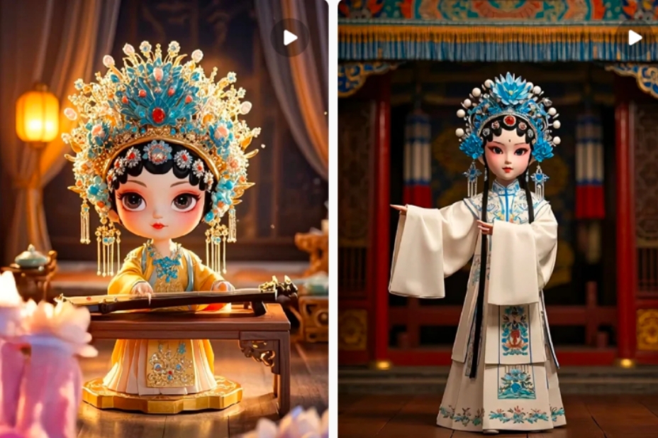 利用AI制做Q版古风娃娃视频,只需三步新手也能做出流量好到爆(附教程+提示...-快赚