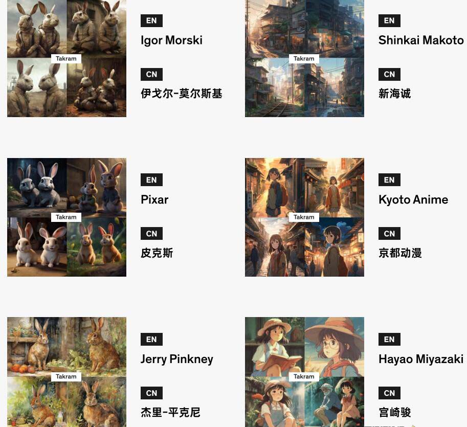 图片[1]-Midjourney辞典AIGC中英双语图文辞典+提示关键词Prompt大全-快赚