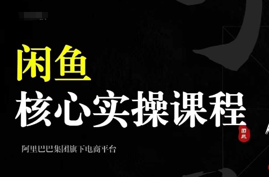 2024闲鱼核心实操课程，从养号、选品、发布、销售，教你做一个出单的闲鱼号-快赚