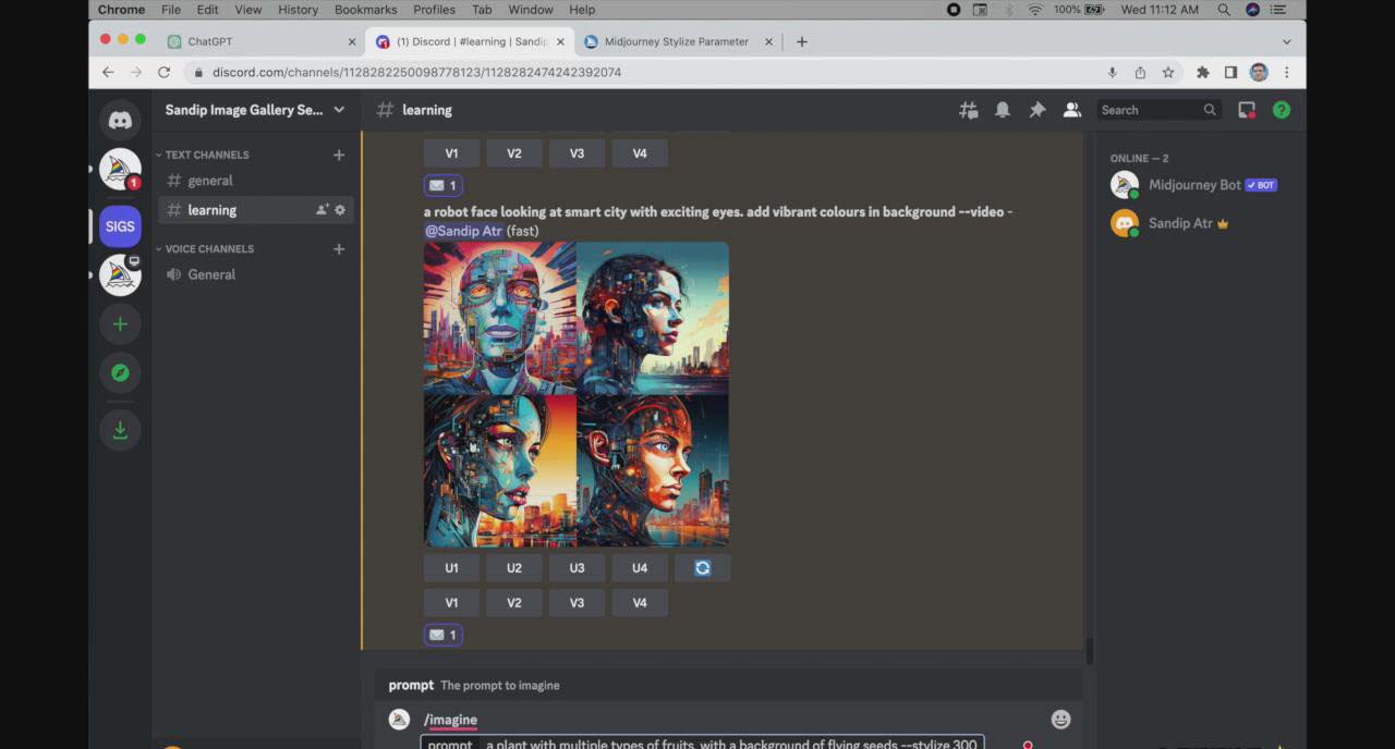 图片[2]-ChatGPT4 和 MidJourney AI 绘画聊天革命性指南教程-33节视频课-中英字幕-快赚
