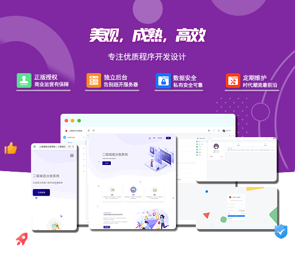 2024最新版守约者二级域名分发系统-快赚